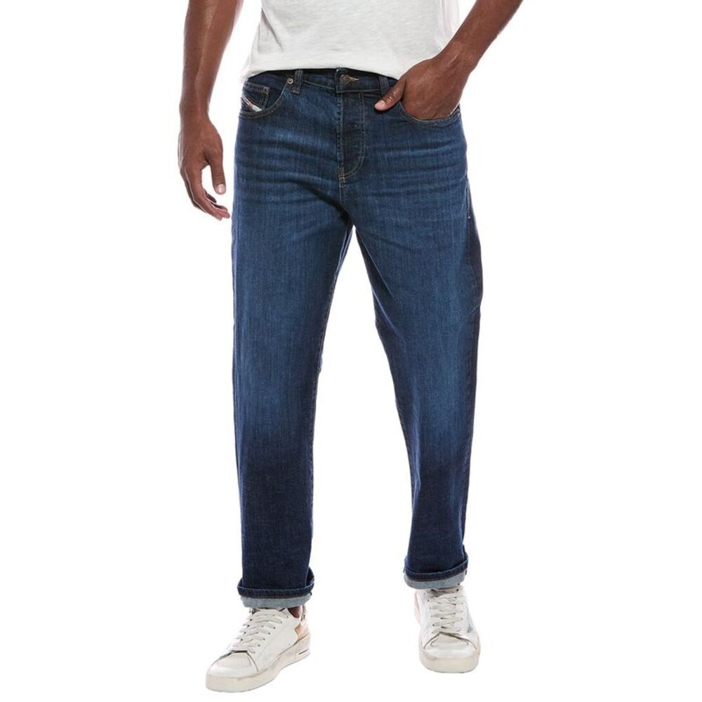 Diesel Mens  D-Viker Straight Jean, Blue